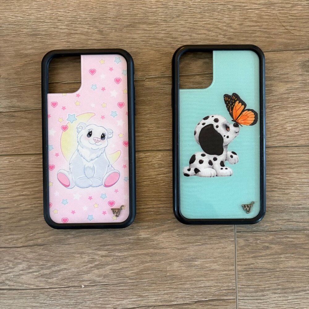 set of 2 wildflower case for iphone 11